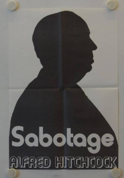 Sabotage originales deutsches Filmplakat